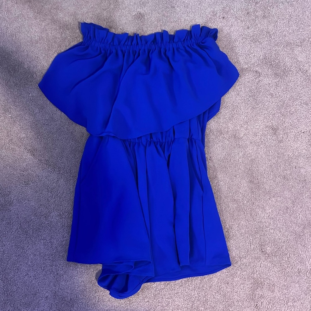 blue romper